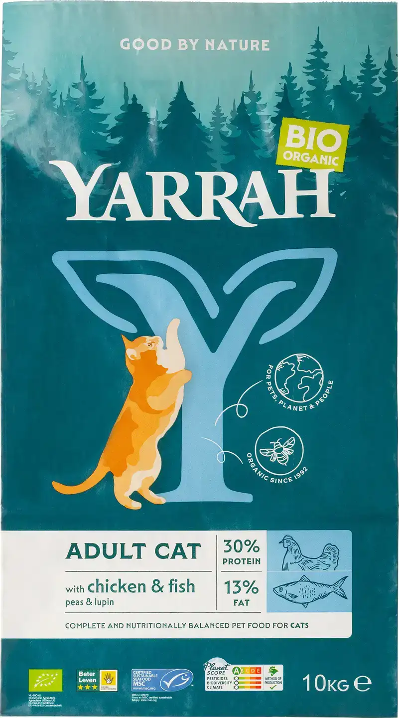 Kattenbrokken adult kip & vis
