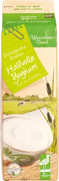 Halfvolle yoghurt 1 l