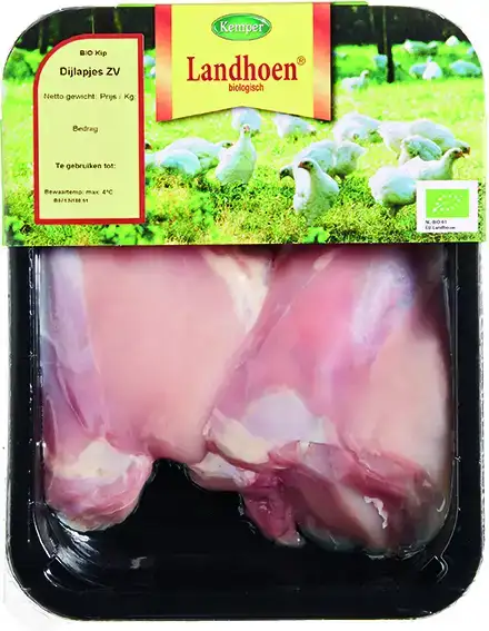 Kip dijlapjes