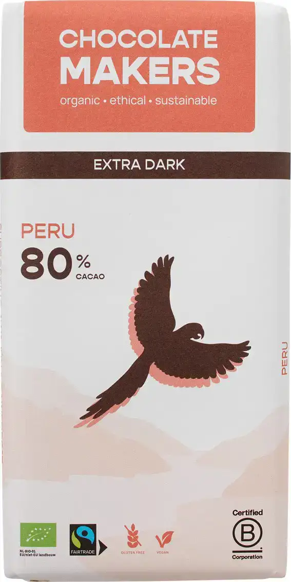 Extra pure chocolade Peru 80%