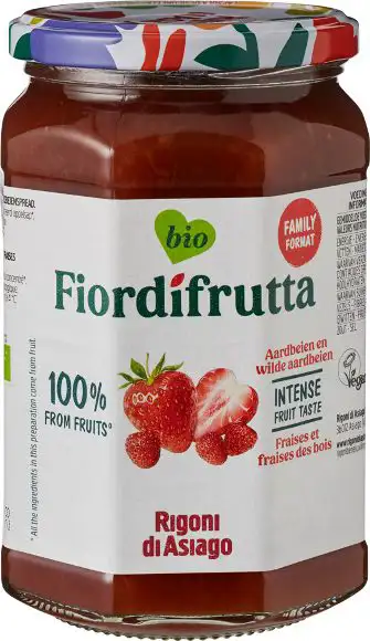 Aardbeien fruitbeleg 600 g