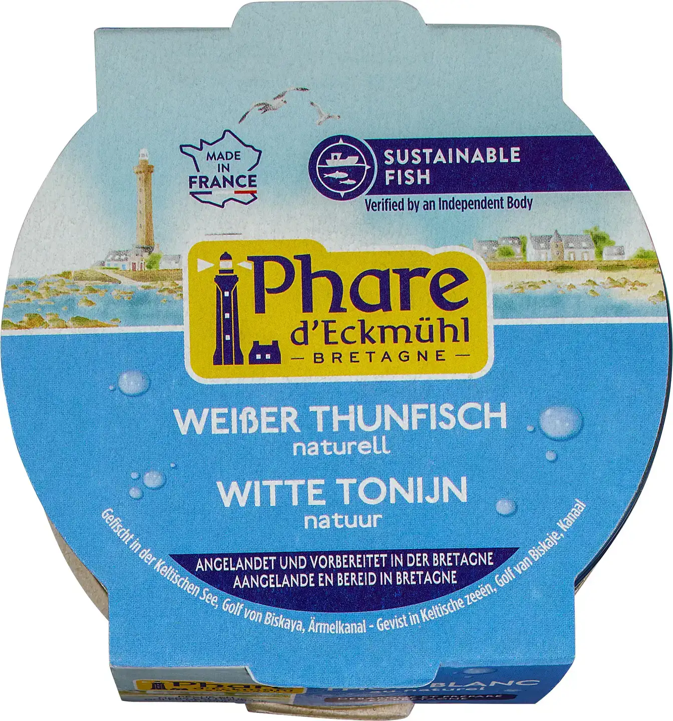 Witte tonijn in water