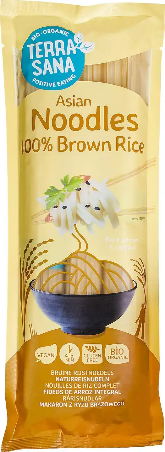 Bruine rijstnoedels