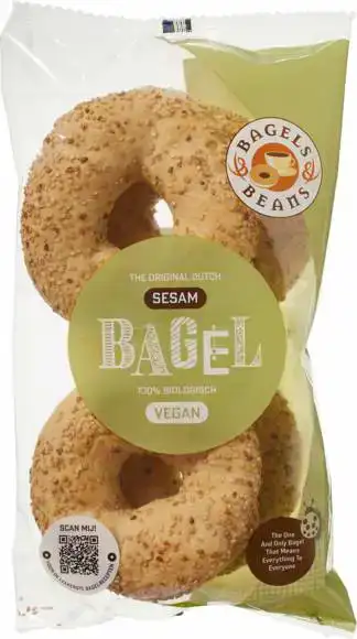 Sesam bagels 4 stuks