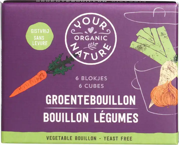 Groentebouillonblokjes gistvrij 6 stuks