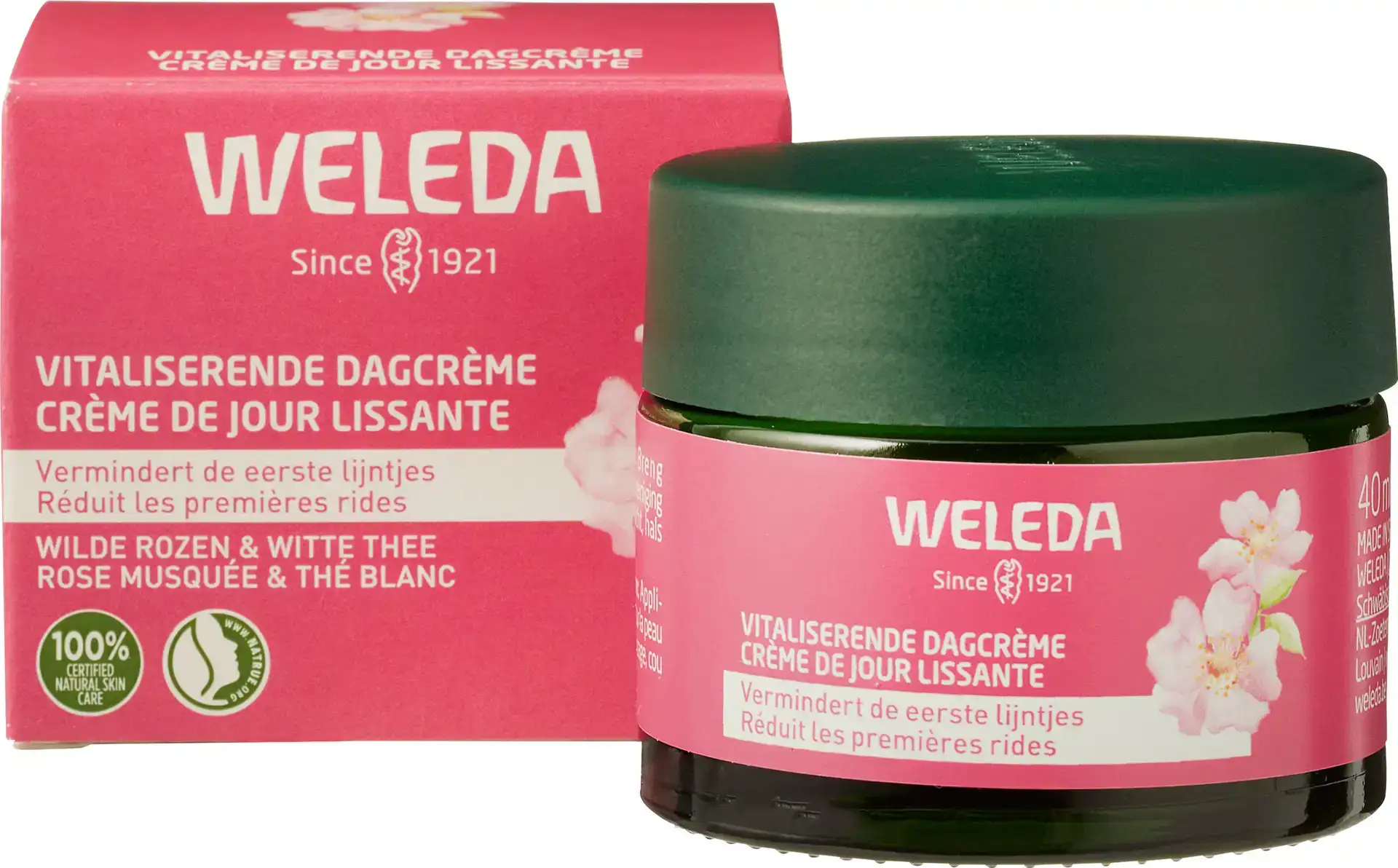 Vitaliserende dagcrème rozen & witte thee 30+