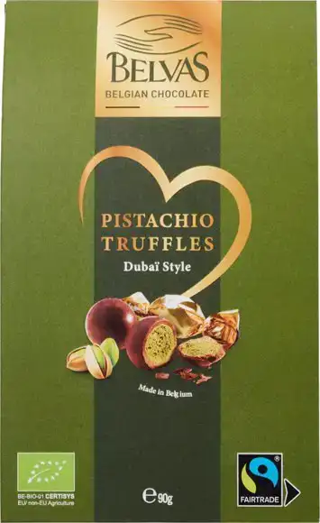 Chocoladetruffels pistache 90 g