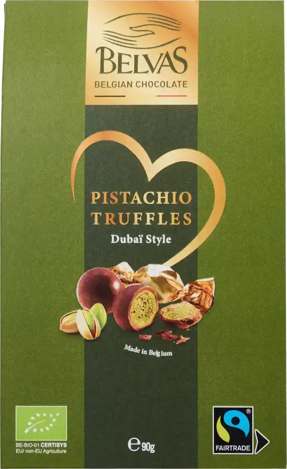 Chocoladetruffels pistache