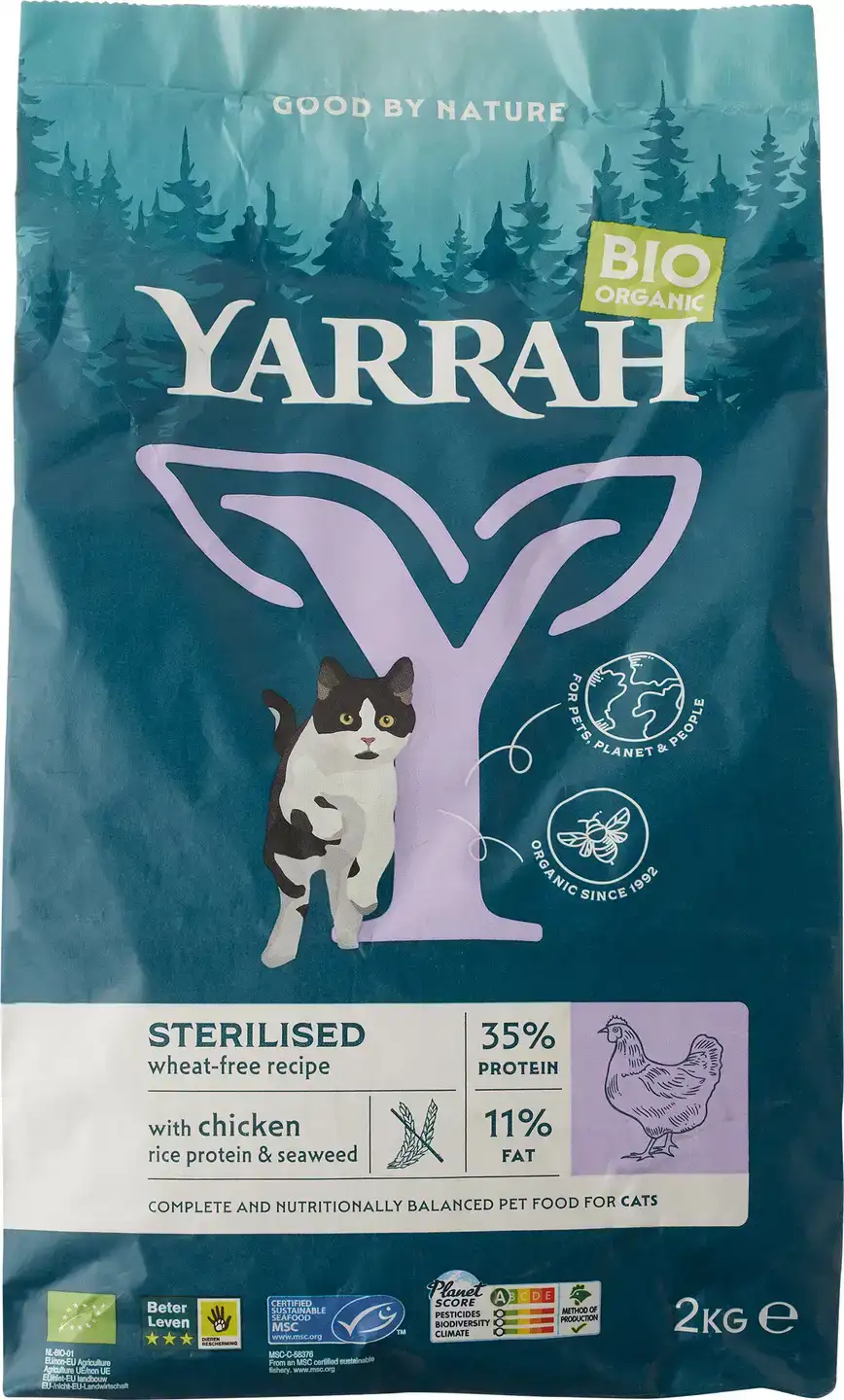 Tarwevrije kattenbrokken voor gesteriliseerde katten