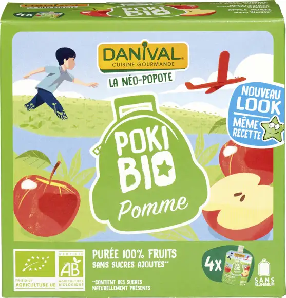 Knijpfruit appel 360 g