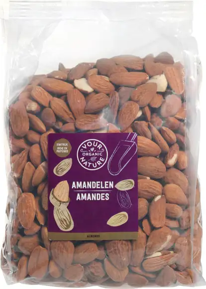 Bruine amandelen 1 kg