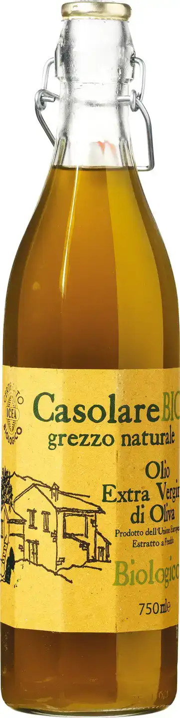 Ongefilterde extra vierge olijfolie