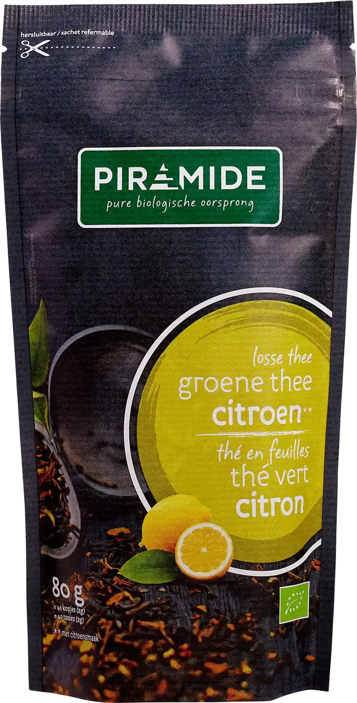 Losse groene thee citroen