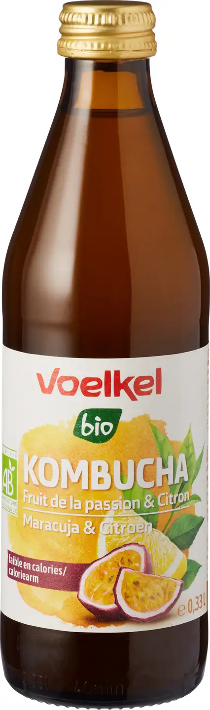 Kombucha passionfruit lemon
