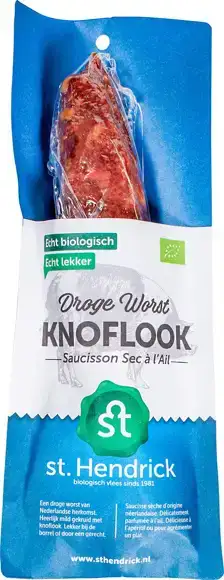 Droge worst knoflook 110 g