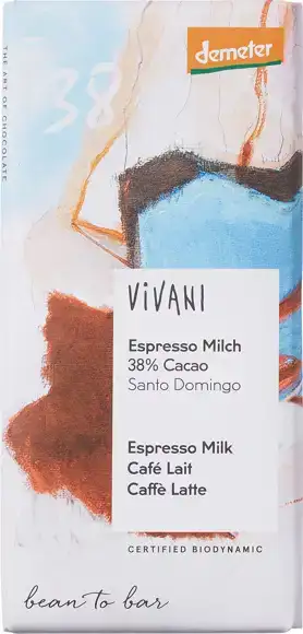Melkchocolade 38% espresso 90 g
