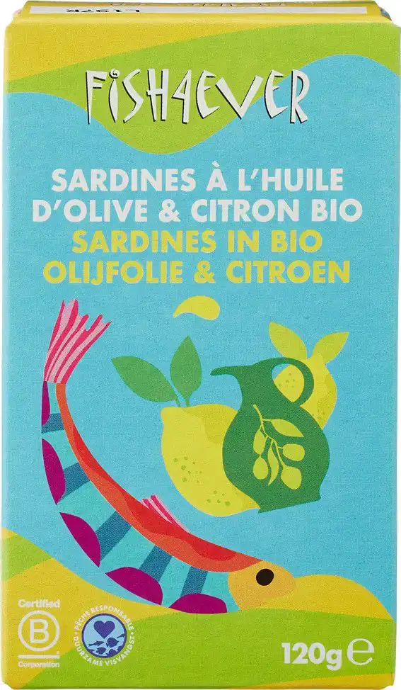 Sardines in olijfolie & citroen