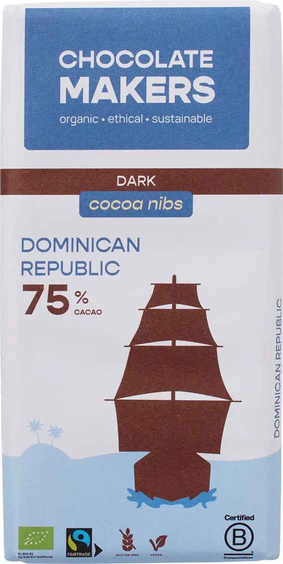 Pure chocolade Dominicaanse Republiek 75%