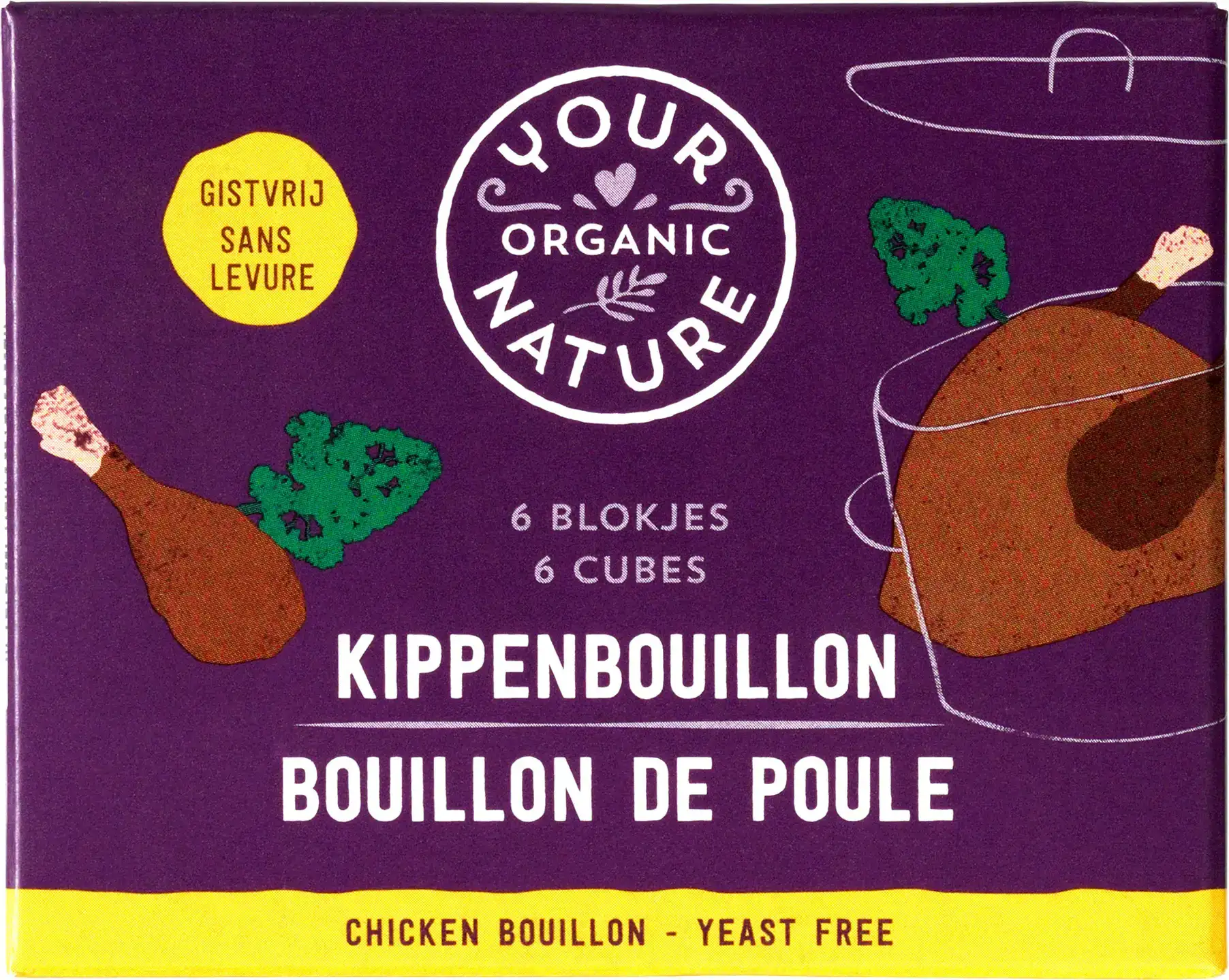 Kippenbouillonblokjes gistvrij
