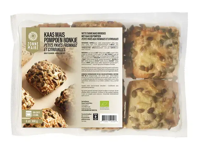 Maisbrood kaas-pompoenpit 300 g