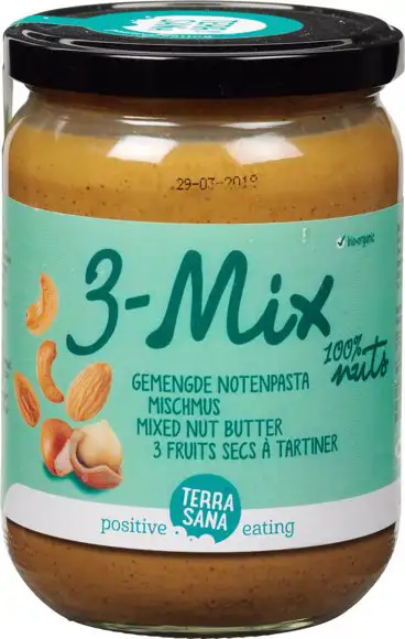 Gemengde notenpasta 3-mix 500 g