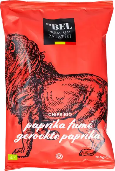 Aardappelchips gerookte paprika 125 g