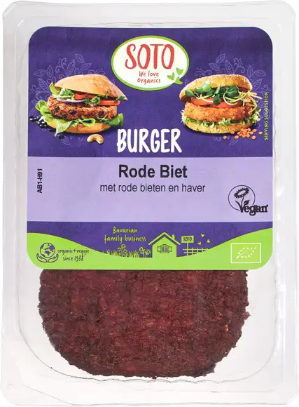 Rode biet burger 150 g