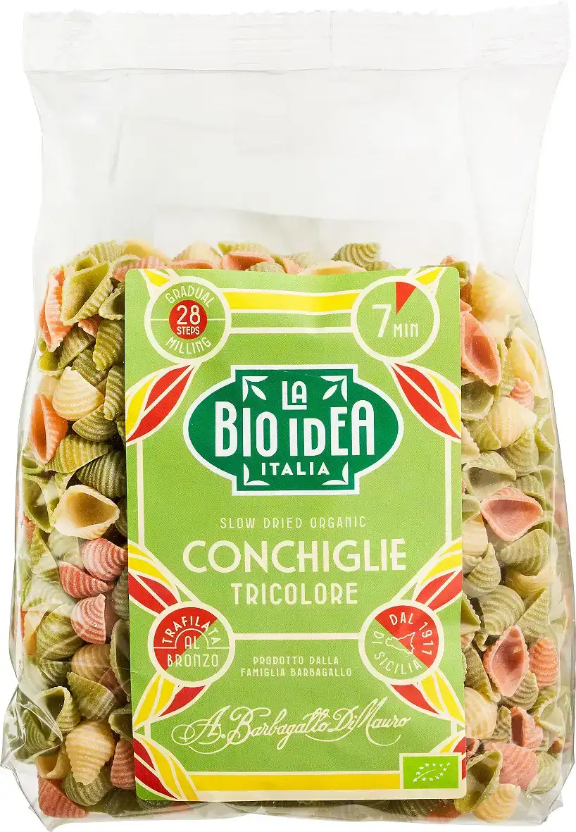 Conchiglie tricolore