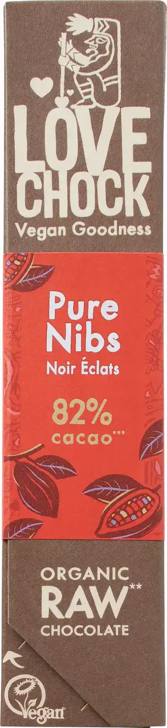 Raw chocolade 82% Pure Nibs