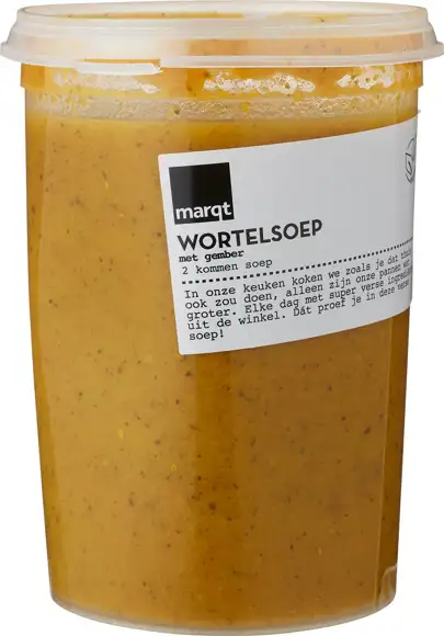 Wortel gembersoep 500 ml