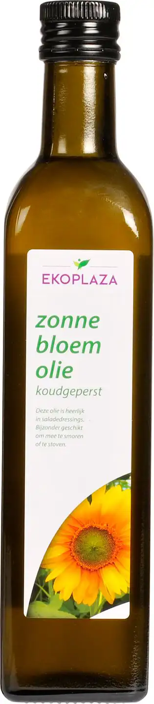 Koudgeperste zonnebloemolie