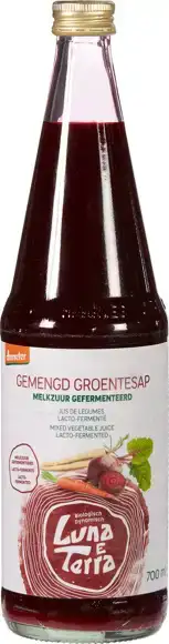 Gemengd groentesap melkzuur 700 ml