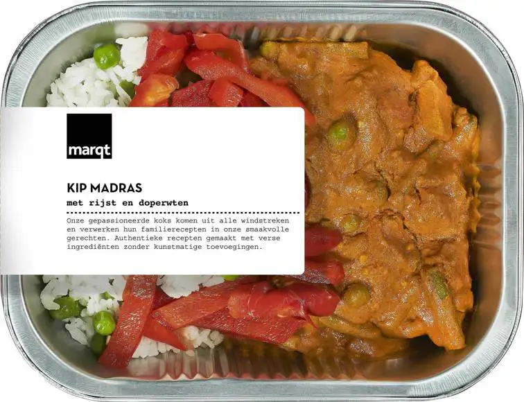 Kip madras met rijst 450 g