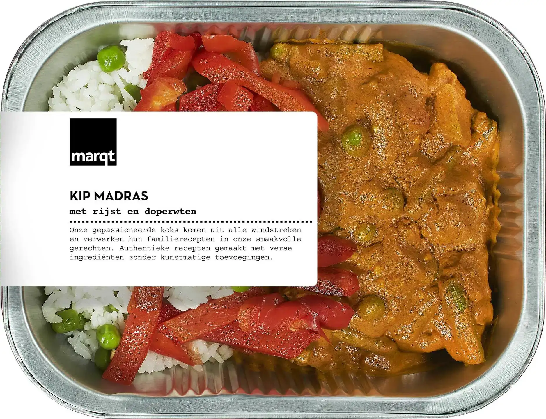 Kip madras met rijst