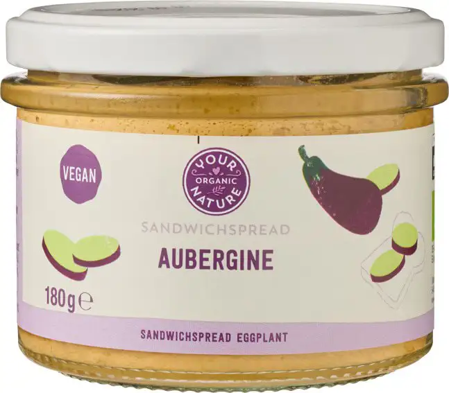 Sandwichspread aubergine