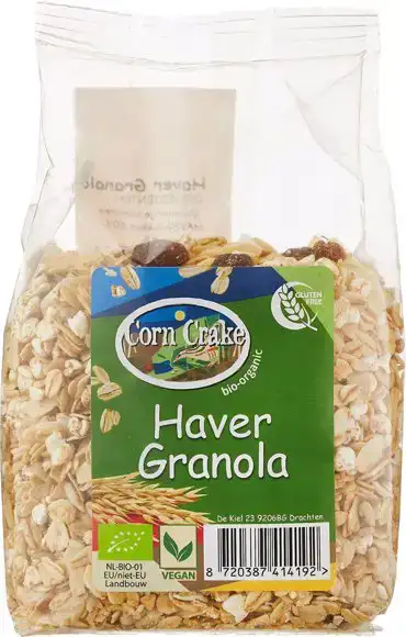 Glutenvrije haver granola 250 g
