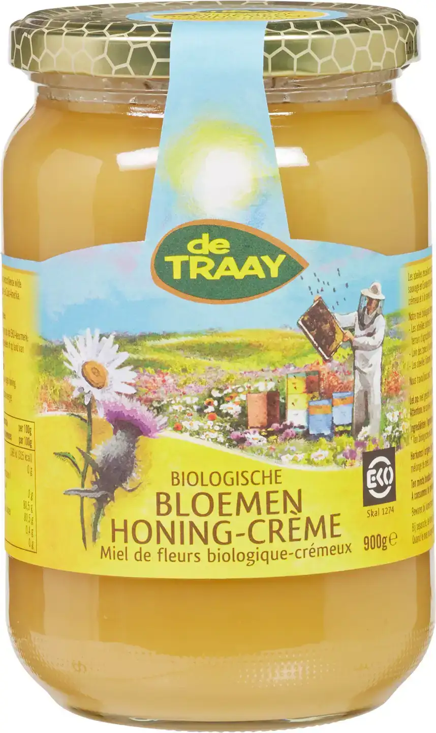 Bloemenhoning crème