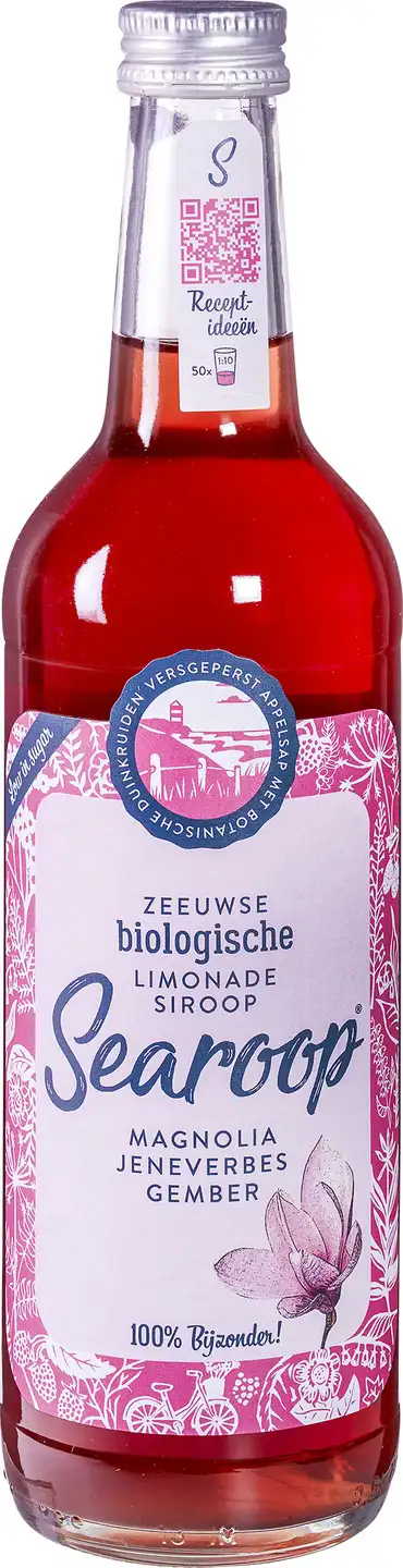 Siroop magnolia, jeneverbes en gember