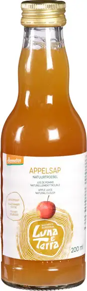 Appelsap natuurtroebel 200 ml