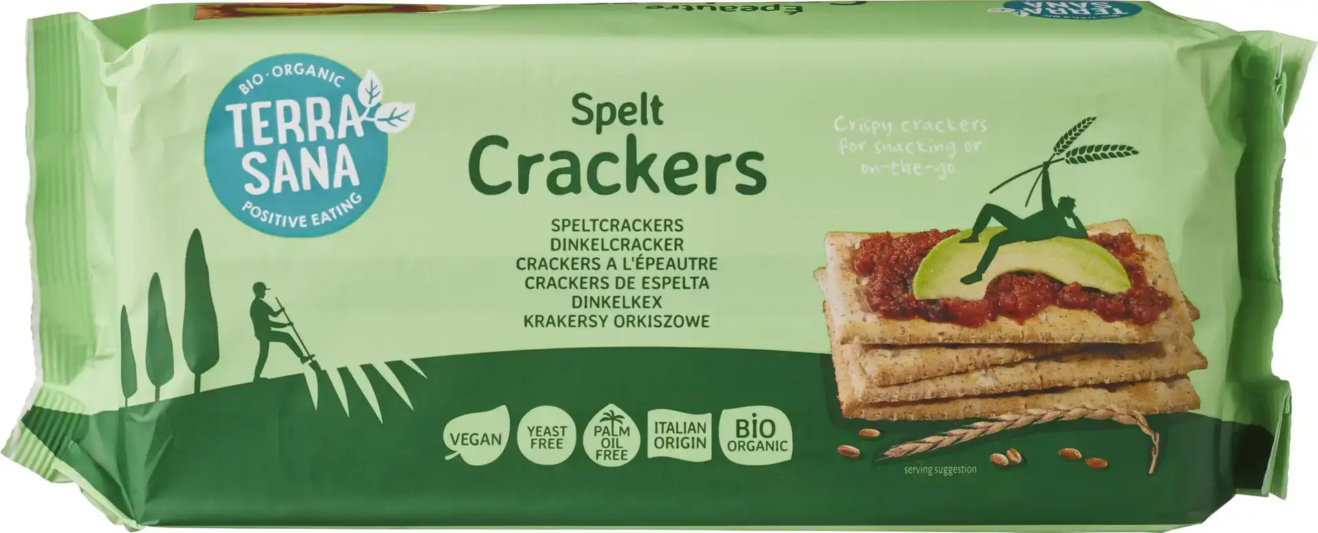 Spelt crackers
