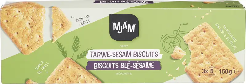 Tarwe sesam biscuits 150 g