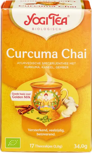 Kruidenthee curcuma chai 34 g