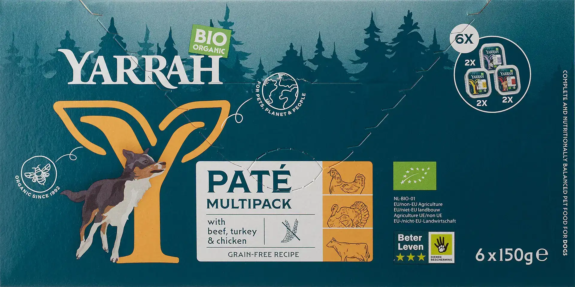 Hondenpaté multipack graanvrij