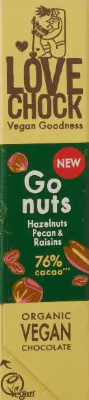 Pure chocolade Go Nuts 40 g
