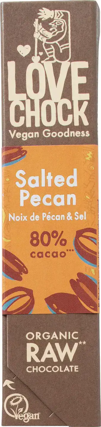 Raw chocolade 80% Salted Pecan