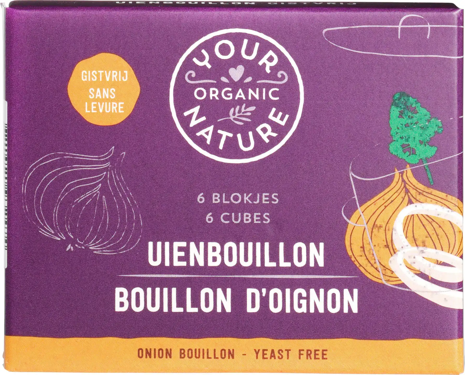 Uienbouillonblokjes gistvrij