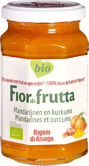 Mandarijn kurkuma fruitbeleg 260 g