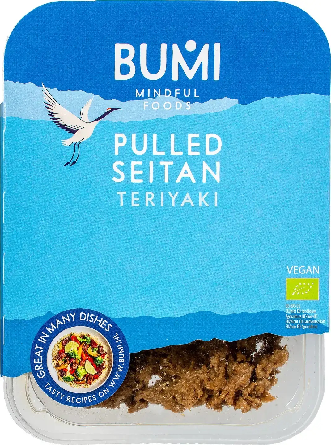 Pulled seitan teriyaki