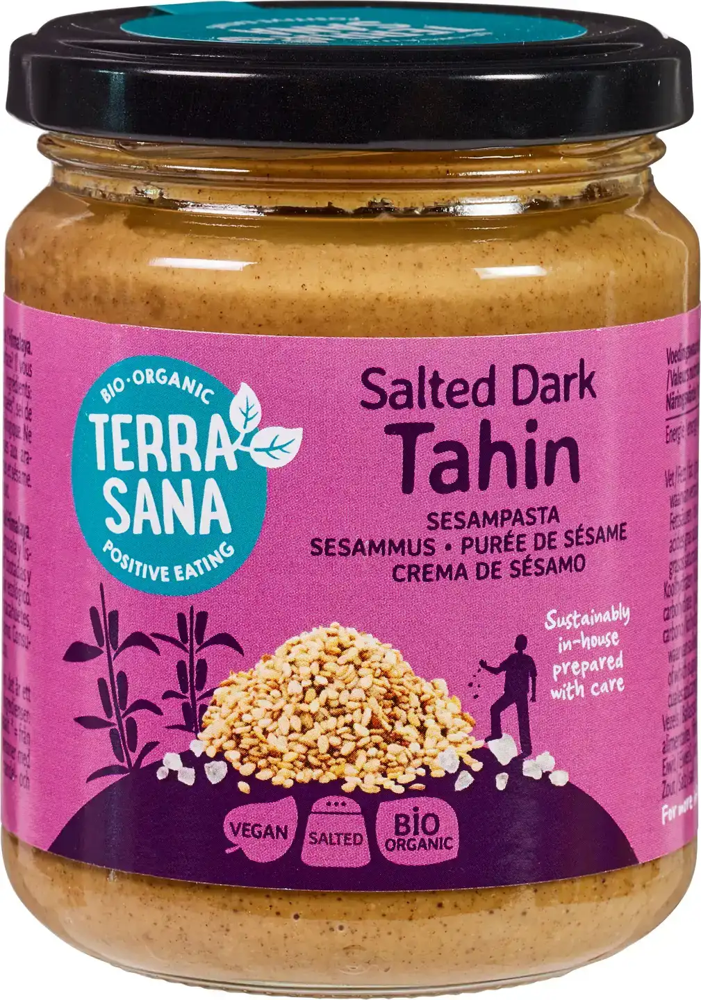 Dark tahin met zout