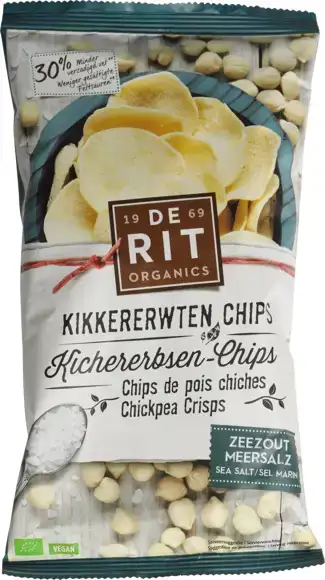 Kikkererwtenchips zeezout 75 g